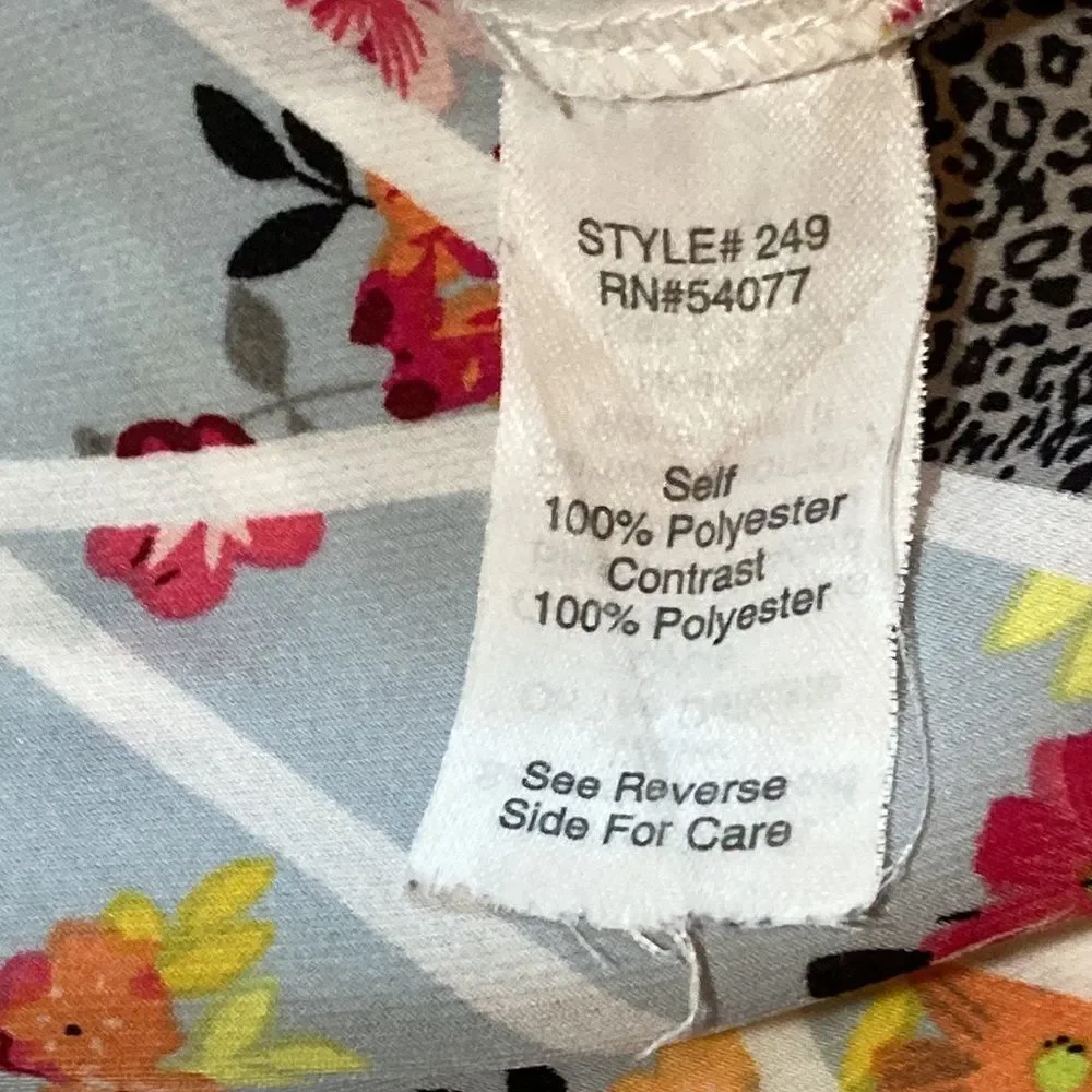 CAbi Sleeveless Floral Top With Black Trim - Picture 8 of 9